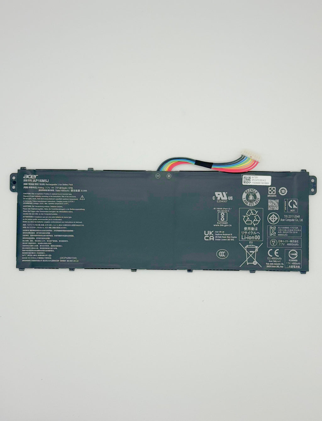 <strong>KT.00205.005</strong><br>Original Acer Akku - BATTERY.POLY.2CELL.4810MAH.MAIN</br>