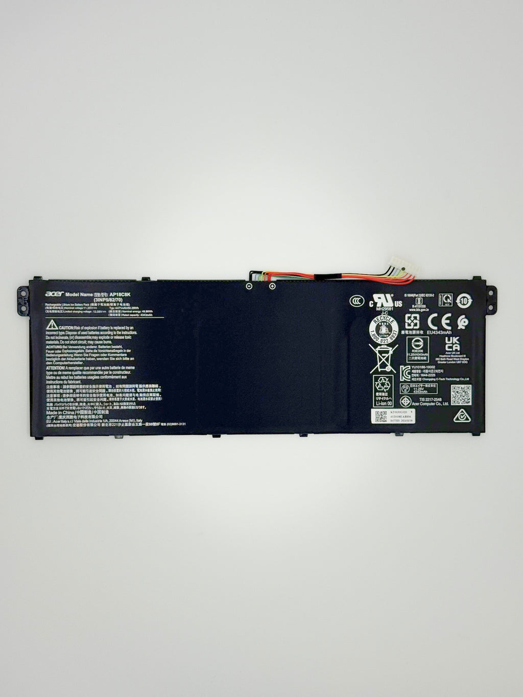 <strong>KT.0030G.020</strong><br>Original Acer Akku - BATTERY.3S1P.3-CELL.4343MAH</br>